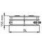 Radiateur Profilé Horizontale Hygiène à Vanne intégrée Type 30 - Raccordement Droit - Therm X2 - H x L = 500 x 1100 mm Puissance 1360 W