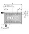 Radiateur Plan à Vanne intégrée Horizontal Type 11 - Raccordement Droit - H x L = 405 x 3005 mm Puissance 1860 W