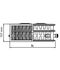 Radiateur Plan à Vanne intégrée Horizontal Type 33 - Raccordement Droit - Therm X2 - H x L = 405 x  805 mm Puissance 1290 W