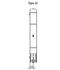 Radiateur Profilé Vertical (Verteo) Type 22 - Therm X2 - H x L = 1600 x 400 mm Puissance 1411 W