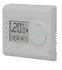 Thermostat d´ambiance numérique radio (2,4 à 2,48GHz) +5 à +30°C (2 pilles LR6 1.5V) avec programme hebdomadaire (confort / réduit) - contact inverseur 230V 5(2)A IP30