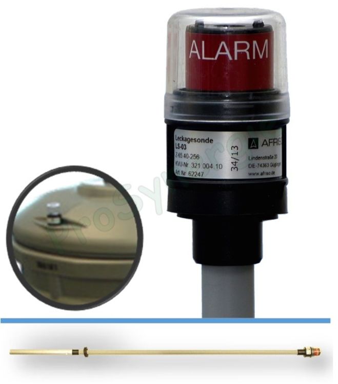 Indicateur de fuite (alarme visuel) à flotteur longueur d´encastrement 1350mm pour cuve carburant