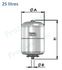 Vases d´expansion Inox sanitaires ACS eau potable froide/chaude suspendu série Inox-Pro Contenance 25 Litres Ø x Haut. = 268 x 485mm - Raccord ØM1´´