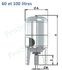 Vase d´expansion Inox sanitaires ACS eau potable froide/chaude sur pieds série Inox-Pro Contenance 60 Litres Ø x Haut. = 380 x 880mm - Raccord ØM1´´