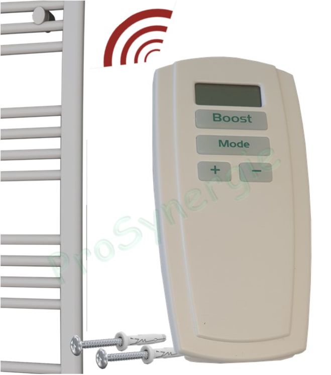 Télécommande infrarouge blanche NEOMITIS 62x28x130mm avec pilles utilisable avec les sèches serviettes compatibles