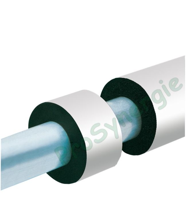 Supports de tuyauteries et raccordements pour tubes isolants KAIMANN KAIFLEX Protect Alu, Øint.  15mm, Epaisseur 19mm (A la pièce)