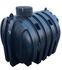 CU 3000 - Cuve à eau cylindrique horizontale 3 000 litres enterrée uniquement HxLxLg =1850x1585x1920mm, trou d´homme Ø 500 mm + couvercle