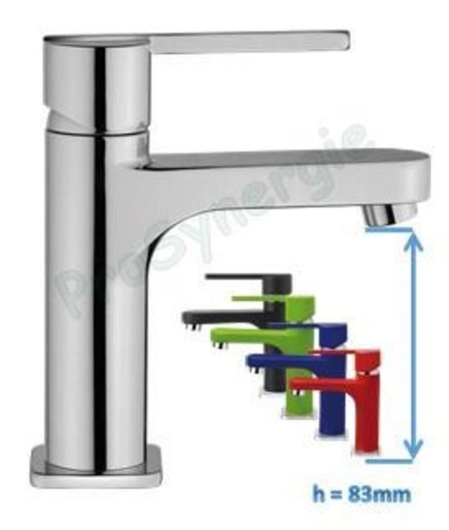 Robinet mitigeur lave-mains Wossa (validation couleur)