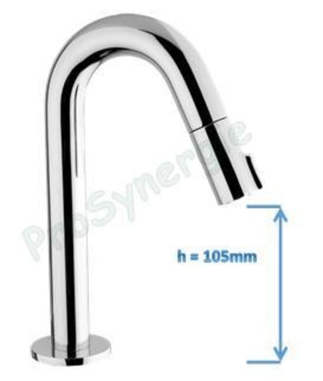 Robinet bec lave-mains Nelo (monofluide)