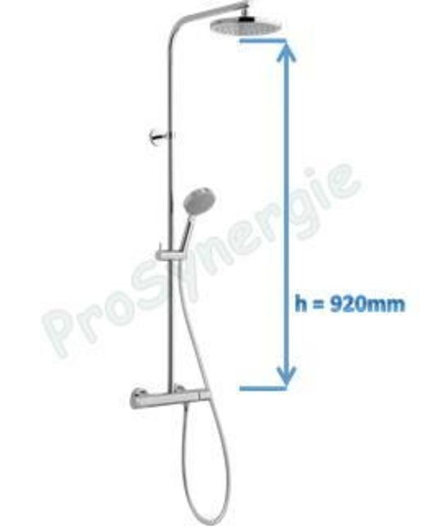 Ensemble de douche av. mitigeur thermostatique Uji