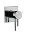 Mitigeur encasté thermostatique platine carrée douche Uisse