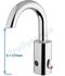 Mitigeur electronique pour lavabo. Alimentation eau chaude et eau froide. Température réglable.