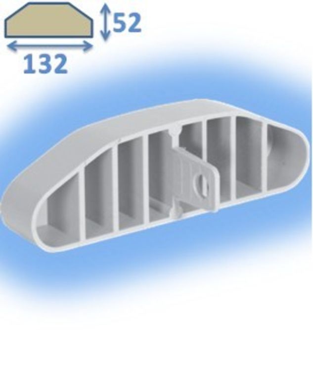 Régulateur de débit Optiflex Ovale 132 x 52 mm