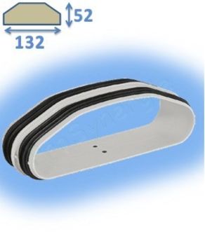 Raccord étanche - Réseau Ventilation Optiflex Ovale