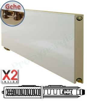 Radiateur Plan à Vanne intégrée Horizontal Type 12 - Raccordement Gauche - Therm X2 - H x L = 305 x  705 mm Puissance  463 W