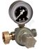 Détendeur réglable haute pression avec mano chalumeau 8kg/h - M/F (écrou) 20x150