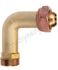 Raccord coudé 90° Gaz 2 pièces MF (écrou) Ø 20/27 (3/4´´) sphéro-cônique