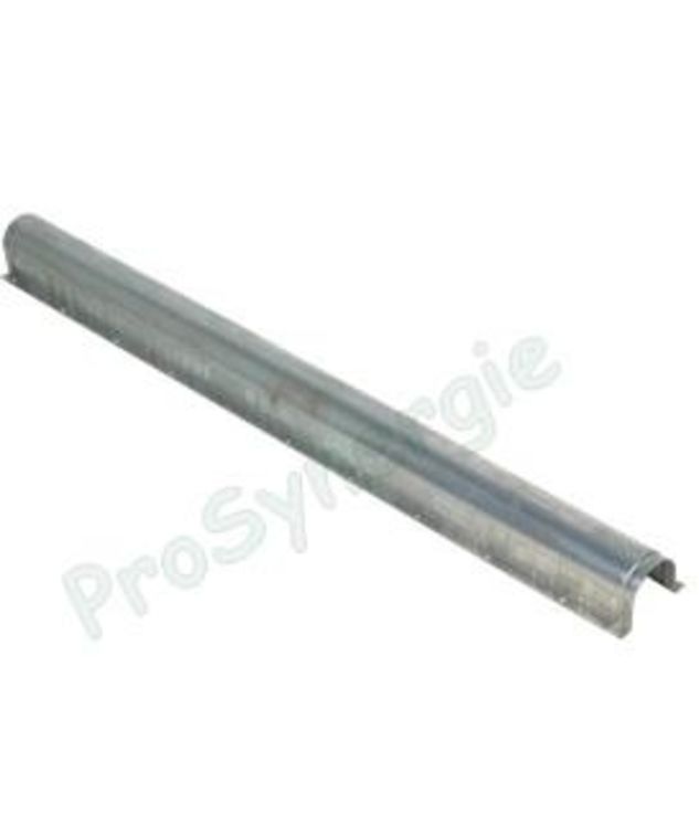 Goulotte Long. 1m - protection inox pour tube PE Gaz Ø 28 et 36mm