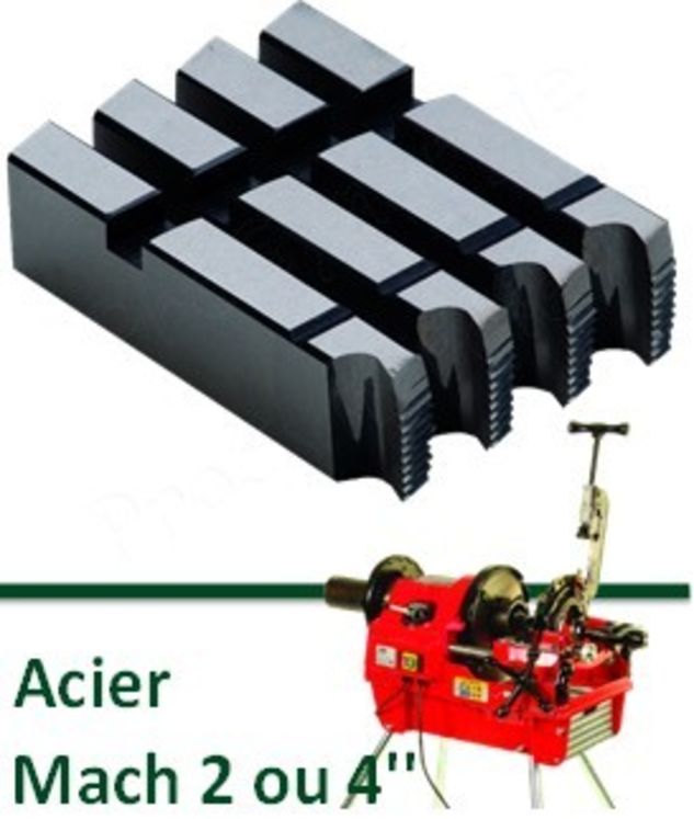 Jeu de peignes Acier pour filière 1621 - NPT Droite - 2.1/2-4´´