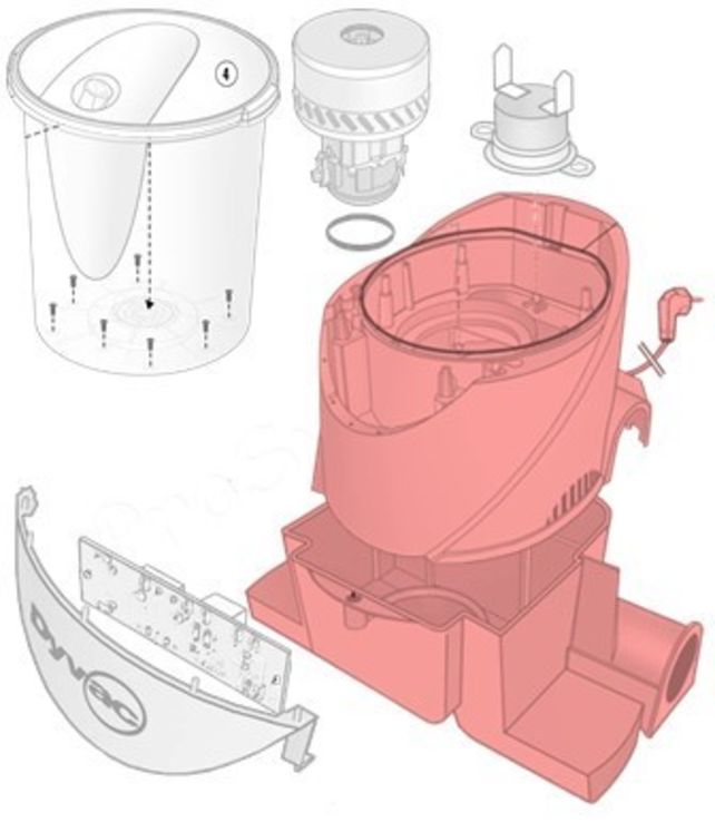 SE.socle 3s + cordon (Dyvac)