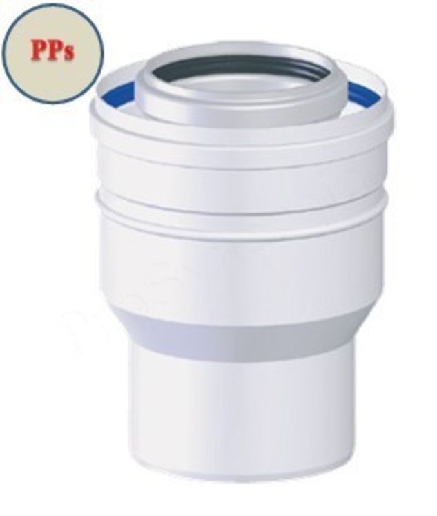 Adaptateur Concentrique PPs / Galva pour Tubage d´appreils Gaz/Fioul Condensation