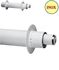 Terminal Horizontal Télescopique Ø 80/125 mm - Inox/GALVA