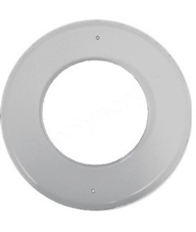 Rosace Galva Laqué Blanc pour concentrique Ø 60/100 mm