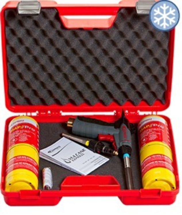 Coffret Chalumeau professionnel Vulcane Express Climatisation  (chalumeau 472 sans lance + 2 cartouches de MAP//PRO TM + 1 lance 4714 + 1 lance 4735)