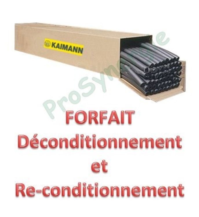 Forfait de réintégration-reconditionnement (Gestion, emballage et main d´oeuvre