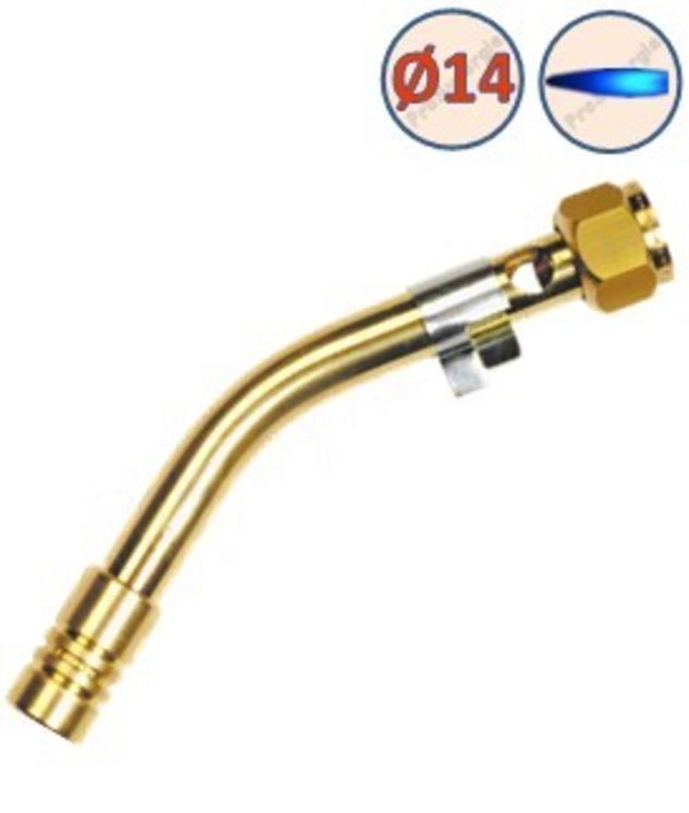 Lance à braser - débit 160 g/h à 3 bar - brasage tube cuivre Ø 14 mm