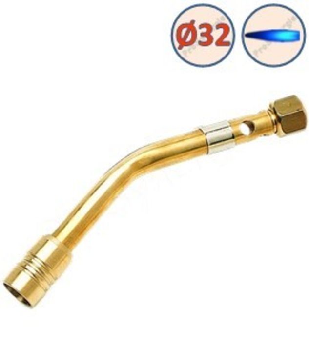 Lance à braser - débit 550 g/h à 3 bar - brasage tube cuivre Ø 32 mm