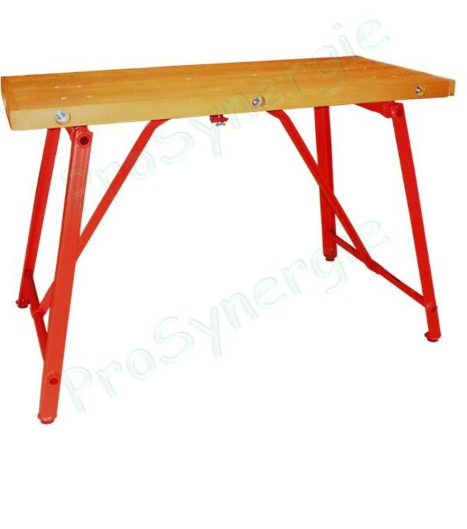 Table de monteur renforcée professionnelle 120 x 54 cm - Ep 50 mm