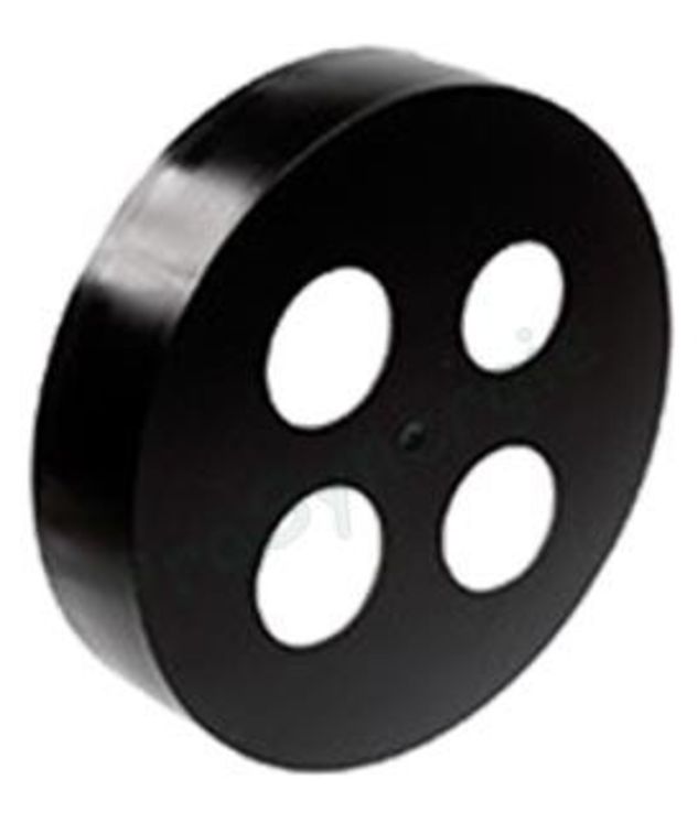 Finition ´´pare poussière´´ pour gaine Ø 160mm - passage 4 PER 2x Ø 32mm (DN25) + 25mm (DN20) + 20mm (DN15)