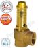 Soupape sanitaire Corps Bronze - Tarage 7 bar - F 1´´1/2