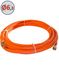 Tuyau caoutchouc L 10 m - Ø int. 6.3 mm, NF EN ISO 3821 monté avec raccords sertis 3/8´´ gauche femelle