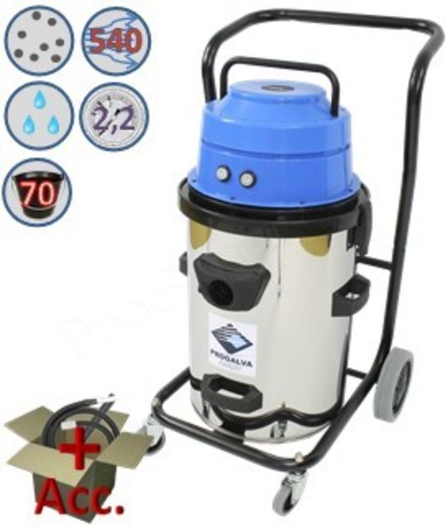 Aspirateur Neso 700 CB - cuve 70 Litres - 3 x 1300 watts