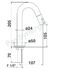 Robinet bec lave-mains Nelo (monofluide)