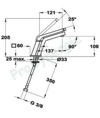 Robinet mitigeur lavabo Egau (validation couleur)
