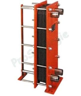 Echangeur Z3 16bars 6,11m² 47 plaques Inox démontables joint EPDM 140°C 39m3/h 4 x Inox G 2´´M (HxLxP) 780x340x215,1mm - 157,6Kg