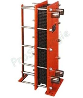 Echangeur Z3 10bars 4,81m² 37 plaques Inox démontables joint EPDM 140°C 39m3/h 4 x Inox G 2´´M (HxLxP) 780x340x172,1mm - 129,6Kg