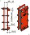 Echangeur Z2 16bars plaques Inox démontables joint EPDM 140°C - 15.3m3/h