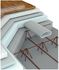 Couronne de 20 mètres de Conduit antistatique et antibactérien Optiflex Ovale 132x52mm