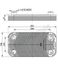 Echangeur ZB 401 8bars plaques Inox brasées