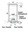 Chauffe eau Electique Zeneo ACI Vertical mural (230V Mono)