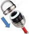 Coupole de remplacement en verre pour tête de caméra Visioval Ø 40 mm