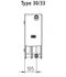 Radiateur Plan à Vanne intégrée Horizontal Type 33 - Raccordement Droit - Therm X2 - H x L = 905 x  405 mm Puissance 1272 W