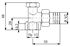 Coude de réglage Combi 2 - Ø MF 1/2´´ (DN 15)