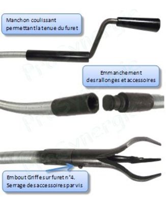 Déboucheur furet flexible 5 m