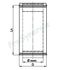 Tuyau Longueur 1 mètre (950 mm utile) Isolé Opsinox Int./Ext. = Inox 316 / 304 - Øint/ext 230/280mm