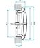 SR 149 - Bouche à Noyau Plastique - Ø 125 mm